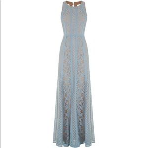 FIRE SALE need to sell BCBG Ariella Gown Dress Lace Blue 6
